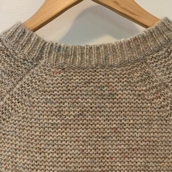 Madewell Flecked Wide-Sleeve Pullover Sweater - Picture 9 of 16